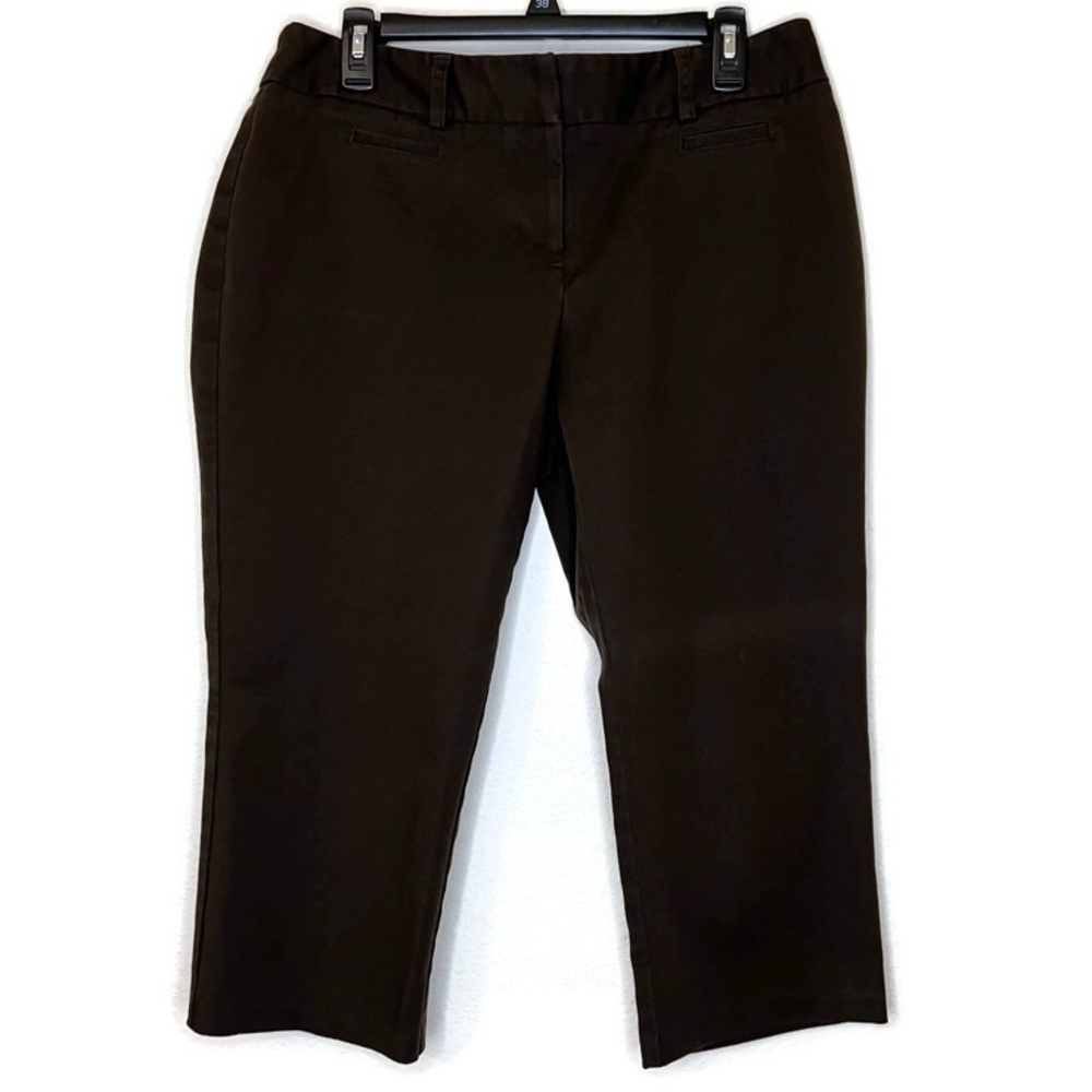 Apt 9 Maxwell women’s brown capri size 12